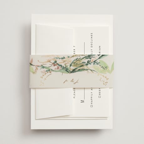 Foil-Pressed Belly Bands