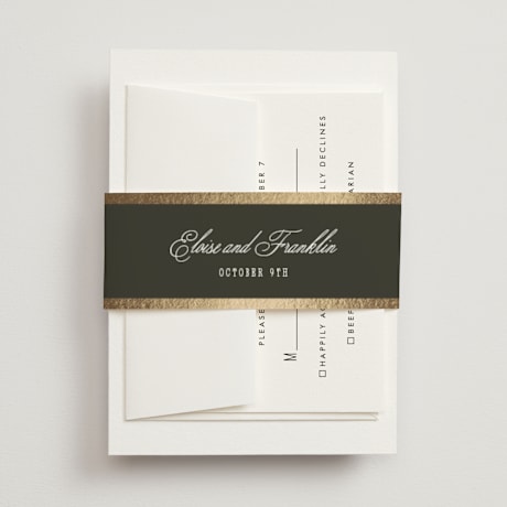 Foil-Pressed Belly Bands