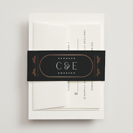 Foil-Pressed Belly Bands