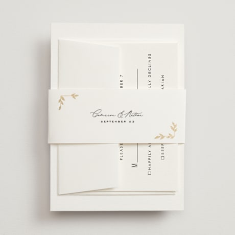 Foil-Pressed Belly Bands