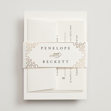 Foil-Pressed Belly Bands