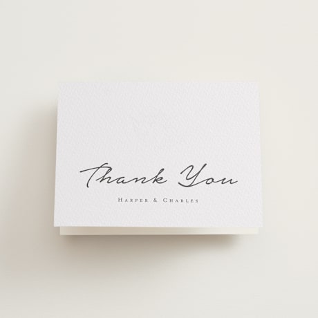 Letterpress Wedding Thank You Cards