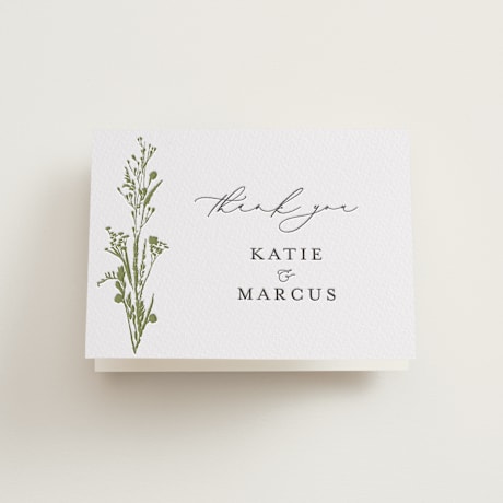 Letterpress Wedding Thank You Cards