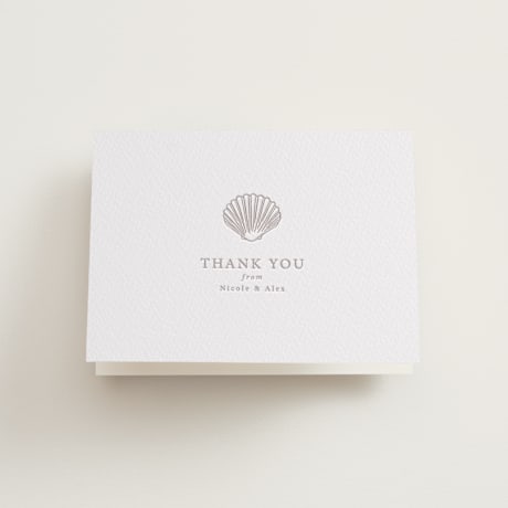 Letterpress Wedding Thank You Cards
