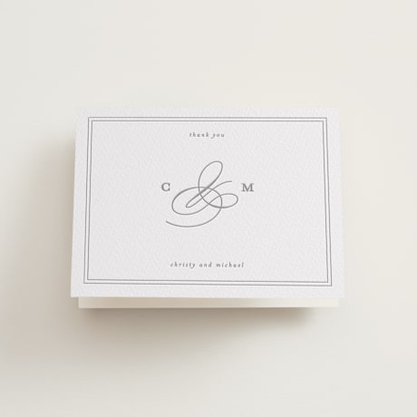Letterpress Wedding Thank You Cards