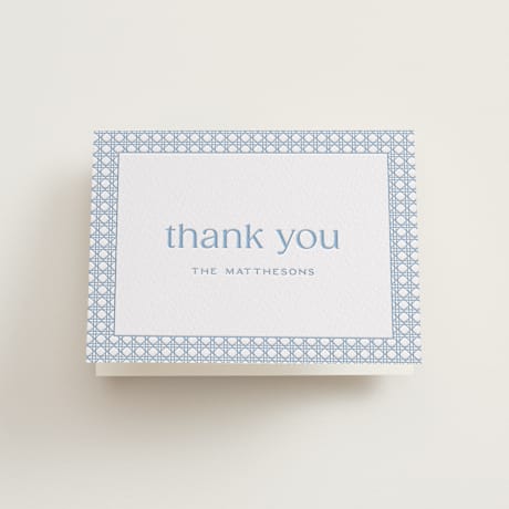 Folded Wedding Thank You Cards