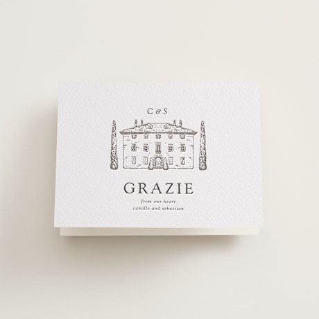 Letterpress Wedding Thank You Cards
