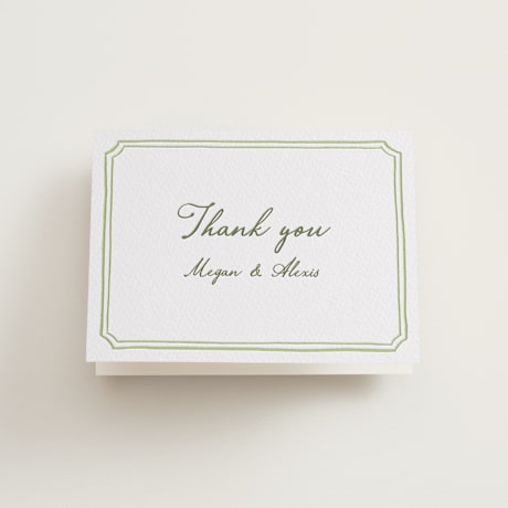 Letterpress Wedding Thank You Cards