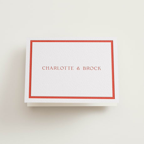 Letterpress Wedding Thank You Cards