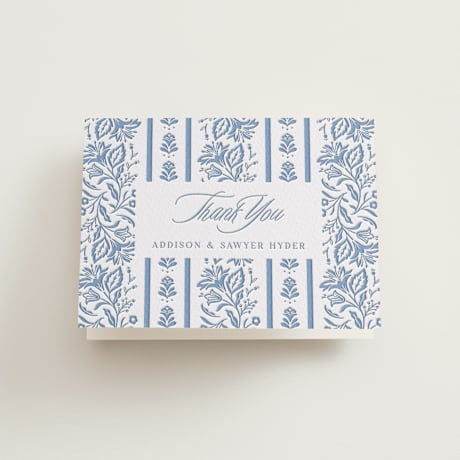 Folded Wedding Thank You Cards