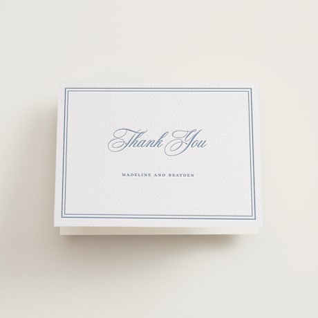 Letterpress Wedding Thank You Cards