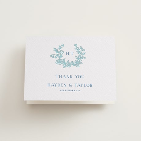 Letterpress Wedding Thank You Cards