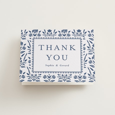 Letterpress Wedding Thank You Cards