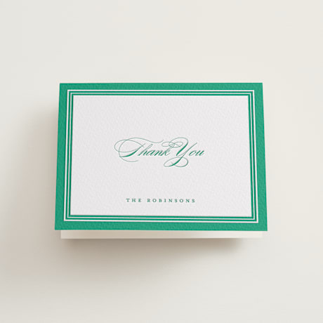 Letterpress Wedding Thank You Cards
