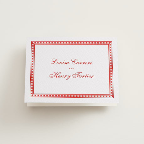 Letterpress Wedding Thank You Cards