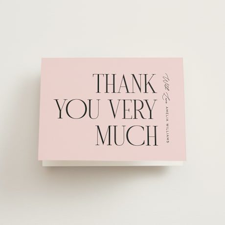 Bridal Shower Thank You Cards