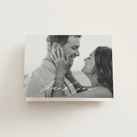 Folded Wedding Thank You Cards