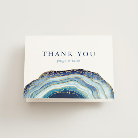 Folded Wedding Thank You Cards