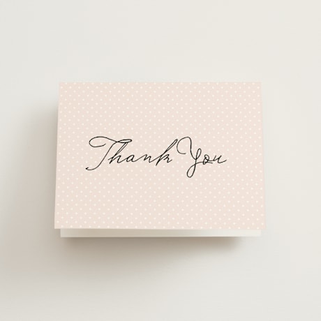 Folded Wedding Thank You Cards