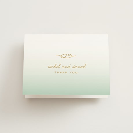 Folded Wedding Thank You Cards