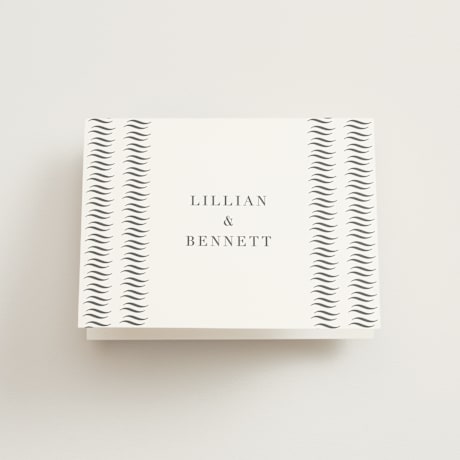 Folded Wedding Thank You Cards