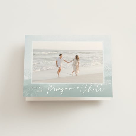 Folded Wedding Thank You Cards