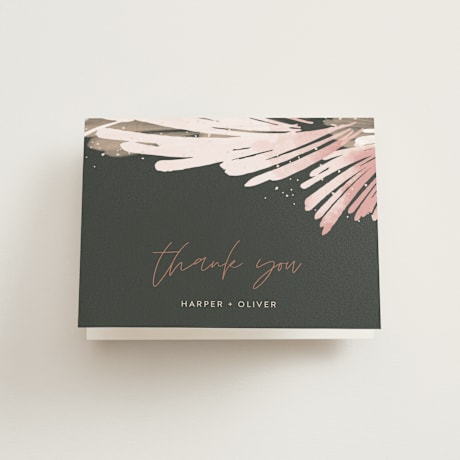 Folded Wedding Thank You Cards