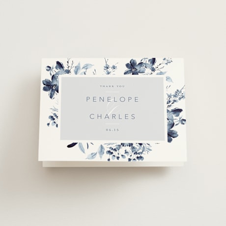 Folded Wedding Thank You Cards