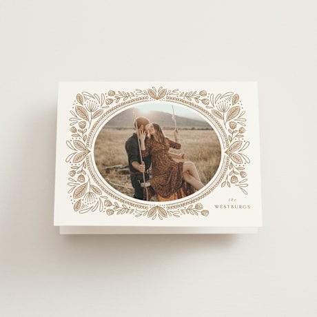 Folded Wedding Thank You Cards