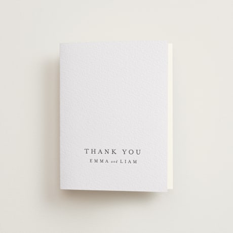 Folded Wedding Thank You Cards