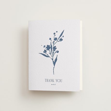 Folded Wedding Thank You Cards