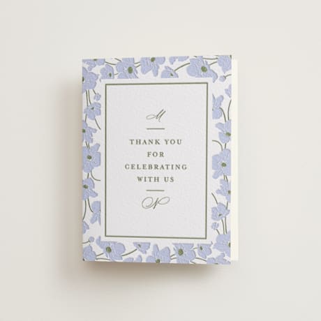 Letterpress Wedding Thank You Cards