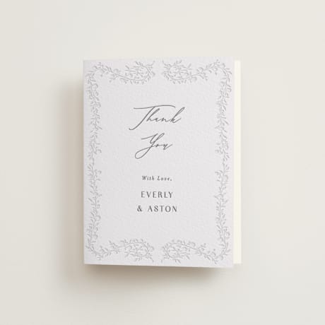 Folded Wedding Thank You Cards