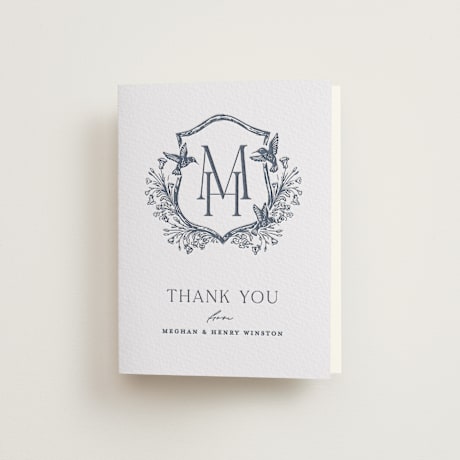 Letterpress Wedding Thank You Cards