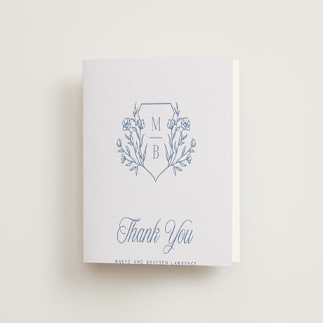 Letterpress Wedding Thank You Cards