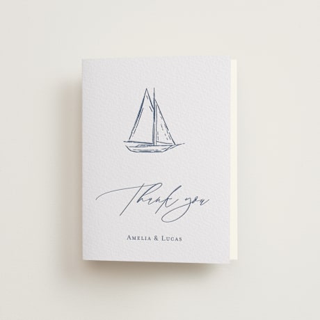 Letterpress Wedding Thank You Cards