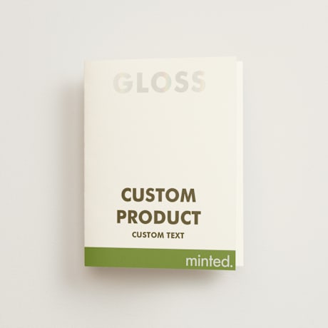 Gloss-Press Folded Wedding Thank You Cards