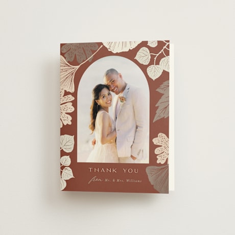 Folded Wedding Thank You Cards