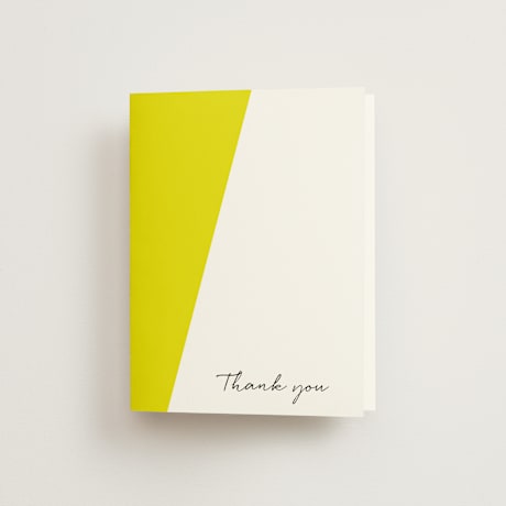 Folded Wedding Thank You Cards