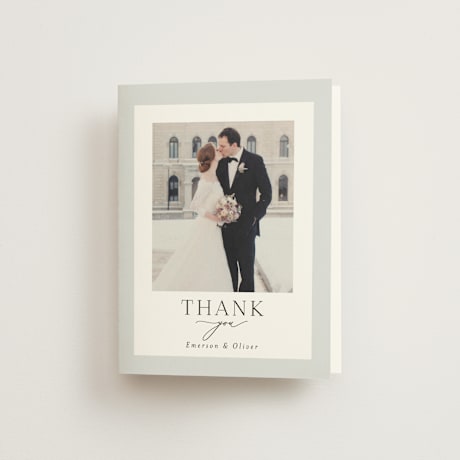 Folded Wedding Thank You Cards