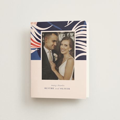 Folded Wedding Thank You Cards