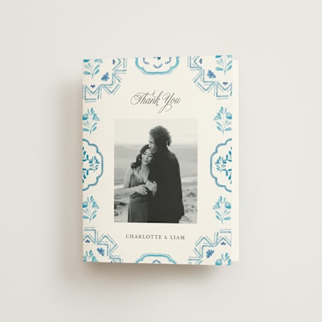 Folded Wedding Thank You Cards