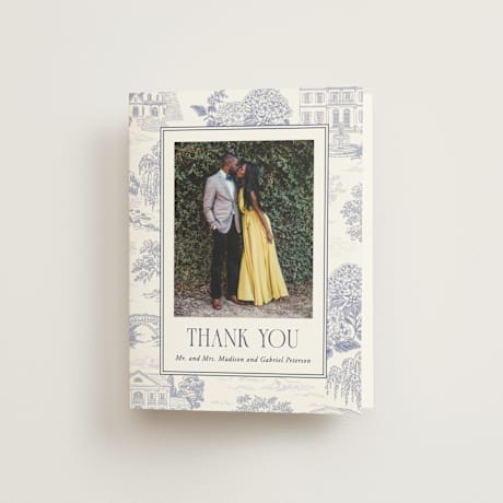 Folded Wedding Thank You Cards