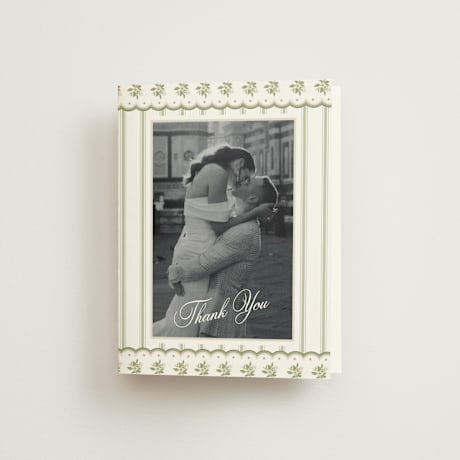 Folded Wedding Thank You Cards