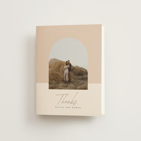 Folded Wedding Thank You Cards