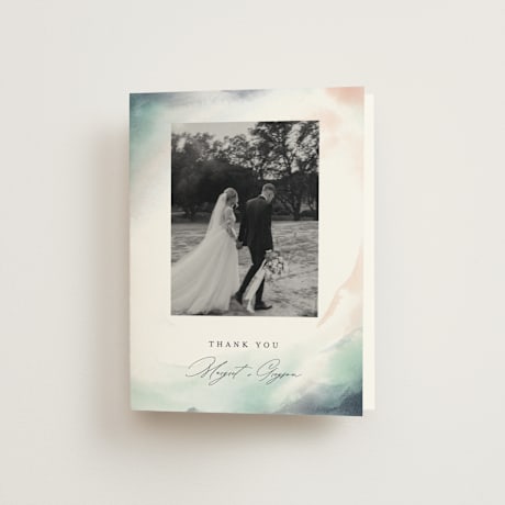 Folded Wedding Thank You Cards
