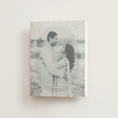 Folded Wedding Thank You Cards