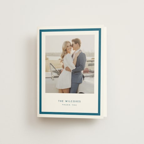 Folded Wedding Thank You Cards