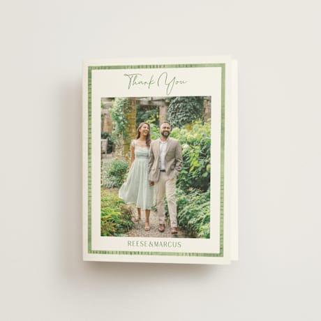 Folded Wedding Thank You Cards