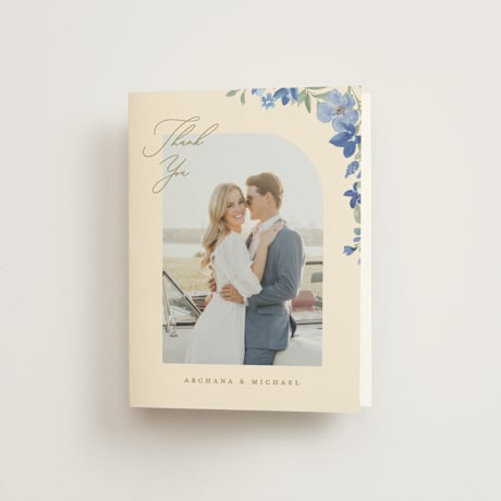 Folded Wedding Thank You Cards